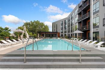 Heated outdoor pool